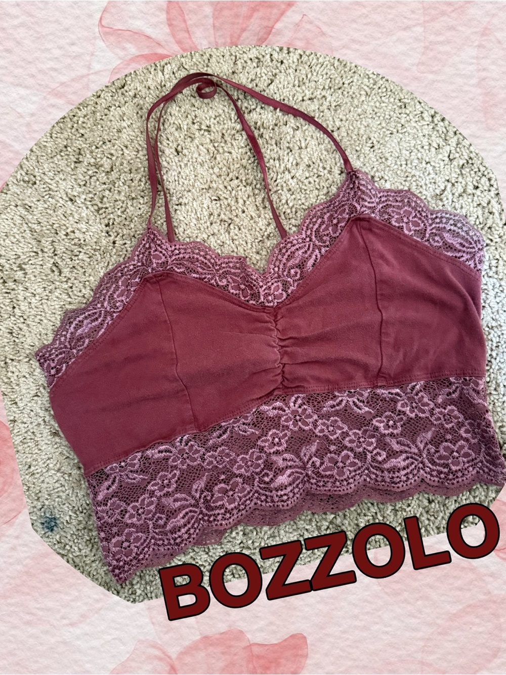 Bozzolo Lace Trim Bralette